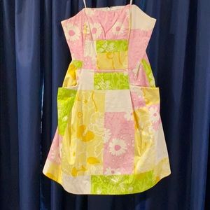 Lilly Pulitzer strapless dress